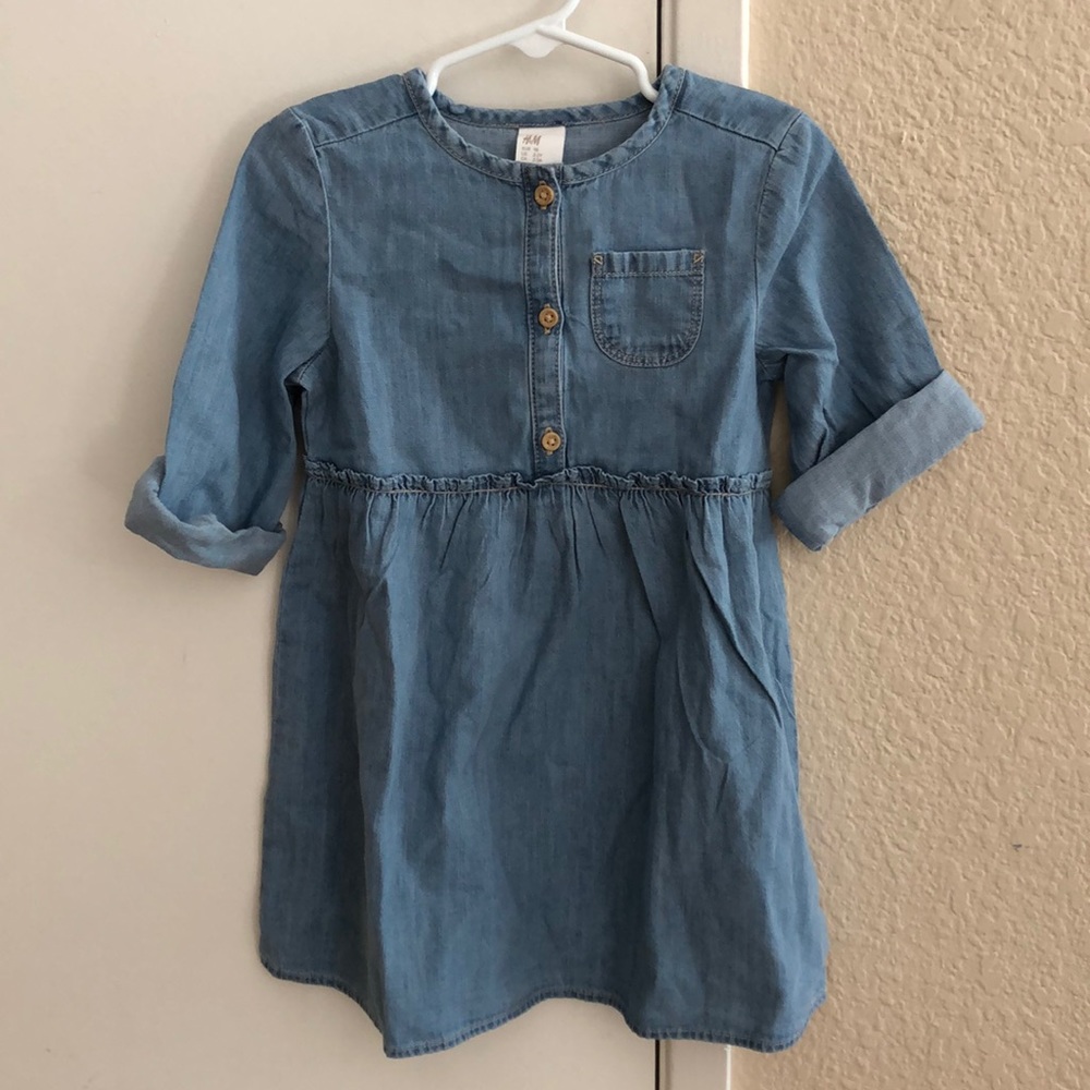 NWOT H&M Kids Jean Dress 2-3Y